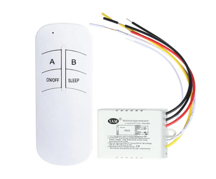 Контроллер управления освещением с пульта, 2 канала, 220В — купить в ...