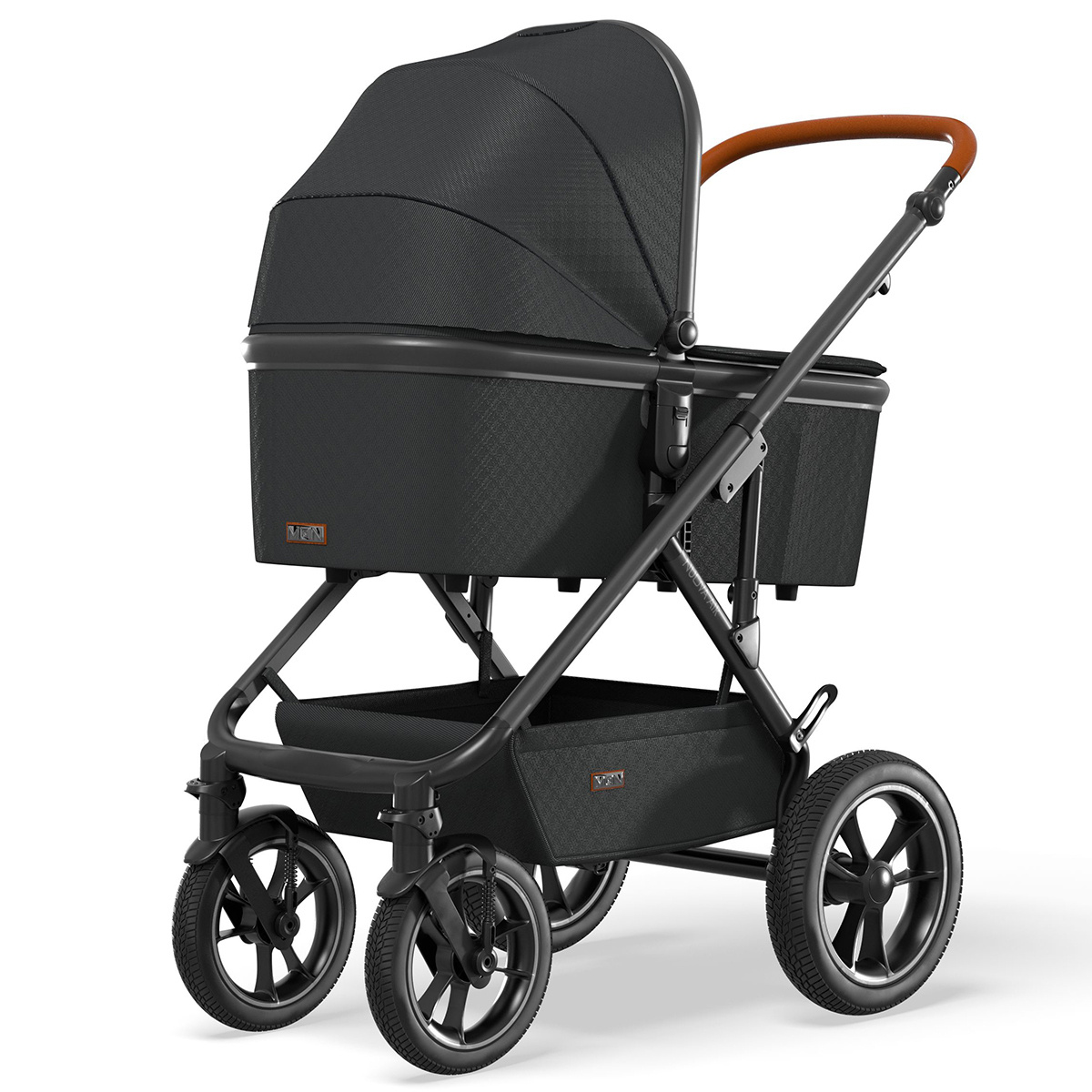 Коляска 2 в 1 Moon Nuova Air Black 2021 — купить в интернет-магазине ...