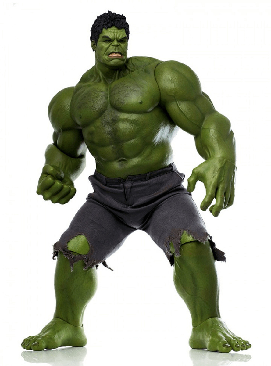 Фигурка коллекционная, Халк (Hulk) в комплекте с кулаками, Мстители, 48см #...