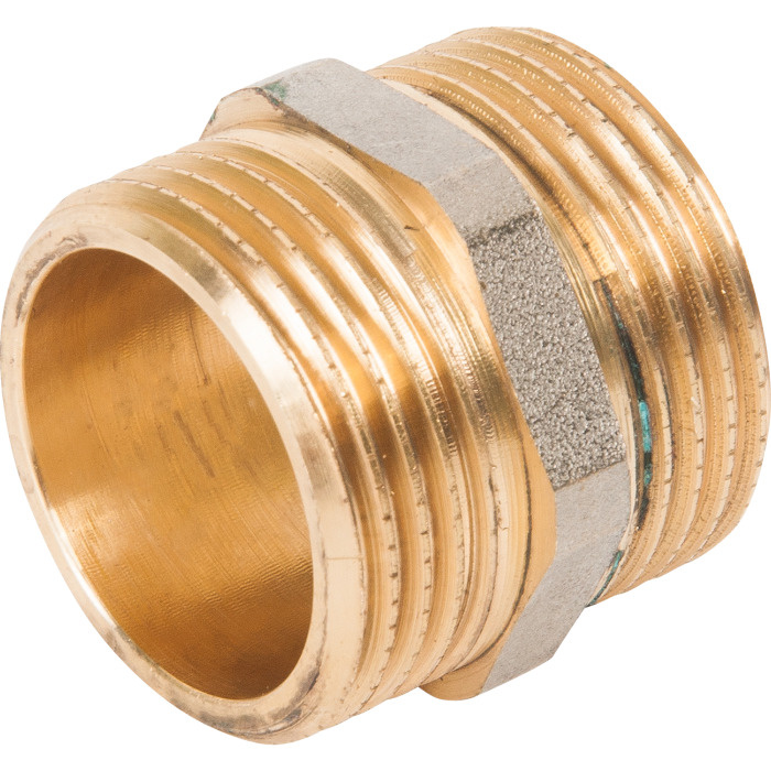 Ниппель Equation, наружная резьба, 1", никелированная латунь, LM ...