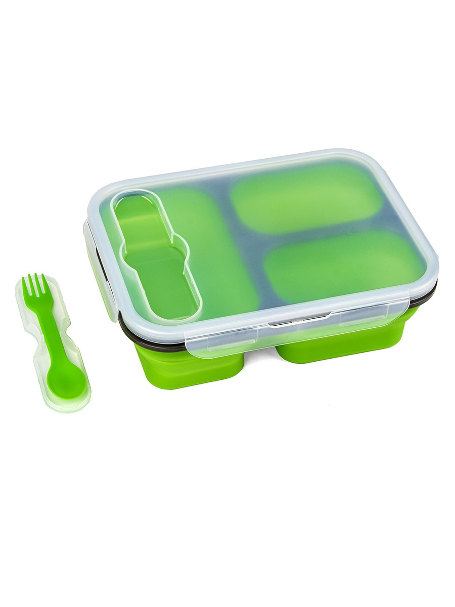 Ланч бокс на три отделения / Контейнер для Пищи / Ланч бокс СВЧ ...