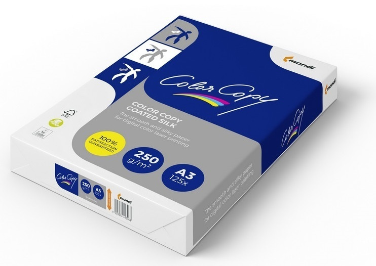 Бумага для цветной лазерной печати Color Copy Silk формат А3, 250г/кв.м ...