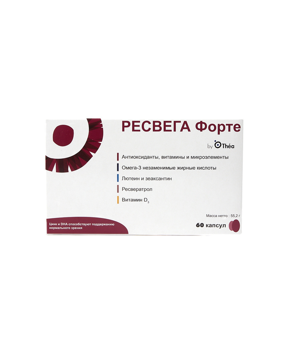 Биологически активная добавка к пище Laboratoires Thea Ресвега Форте ...