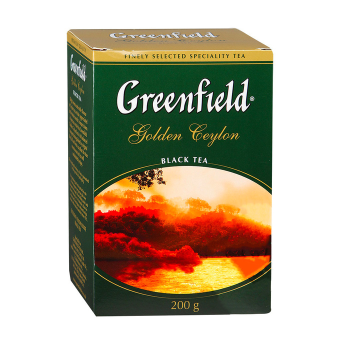 Чай черный Greenfield Golden Ceylon листовой 200 гр — купить в интернет ...
