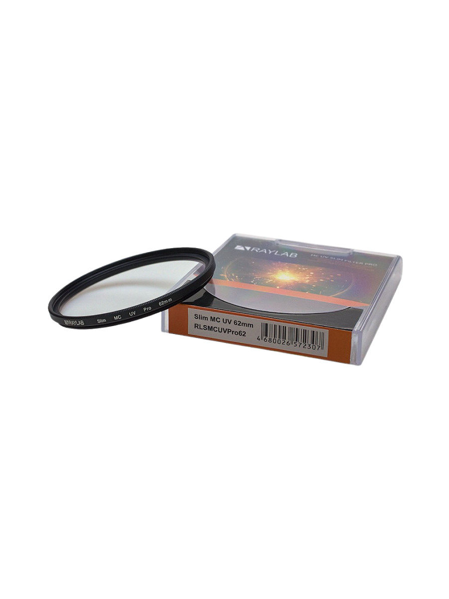 Фильтр защитный ультрафиолетовый RayLab UV MC Slim Pro 62mm , защита объектива, защита камеры  #1