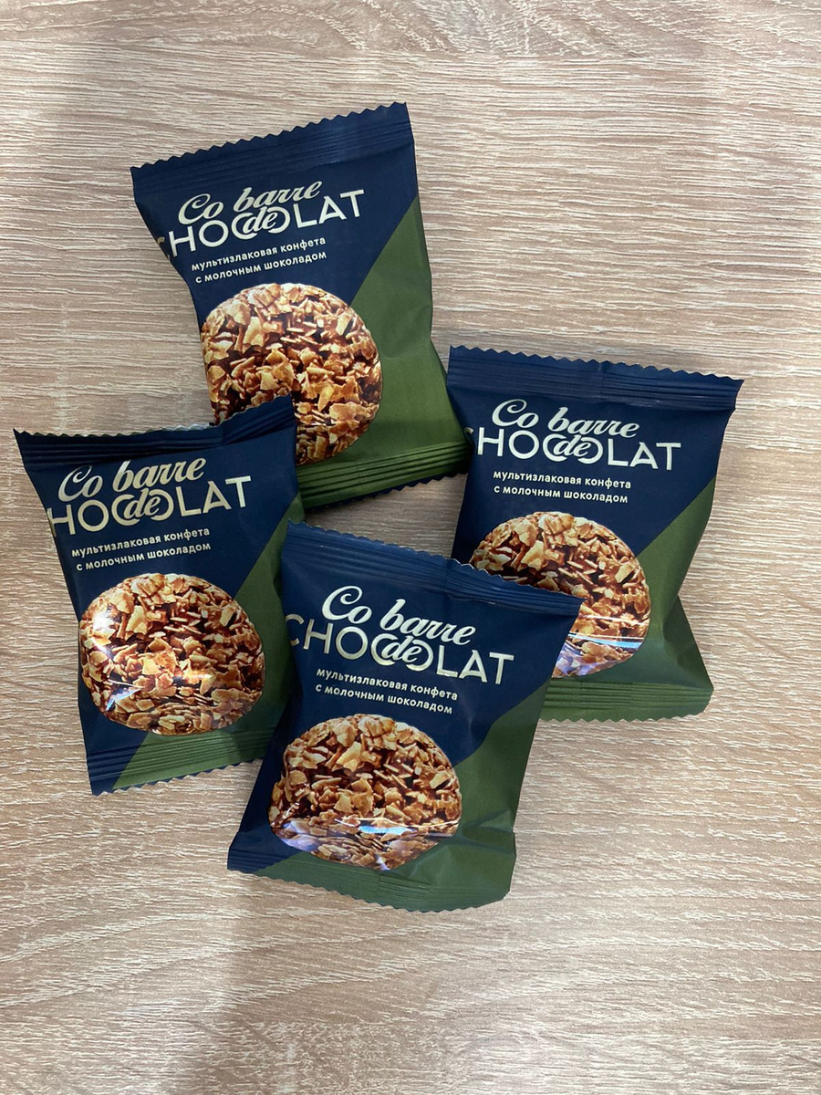 Co barre de CHOCOLAT 2 кг Мультизлаковые конфеты с молочным шоколадом ...