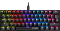 Игровая механическая клавиатура Defender Striker GK-380L RU, Rainbow, компактная, OUTEMU+BLUE,61 клавиша. Спонсорские товары