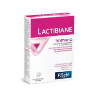 PiLeJe LACTIBIANE IMMUNO Пробиотики и пребиотики для укрепления иммунитета с витаминами D и C30 таблеток для рассасывания (БАД) Для мужчин и женщин. Спонсорские товары