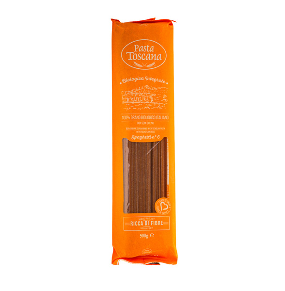 Макаронные изделия Pasta Toscana Omega3 Спагетти с молотыми семенами ...