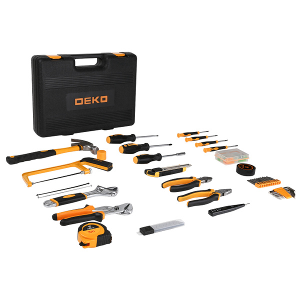 Профессиональный набор инструмента для дома в чемодане DEKO DKMT102 .