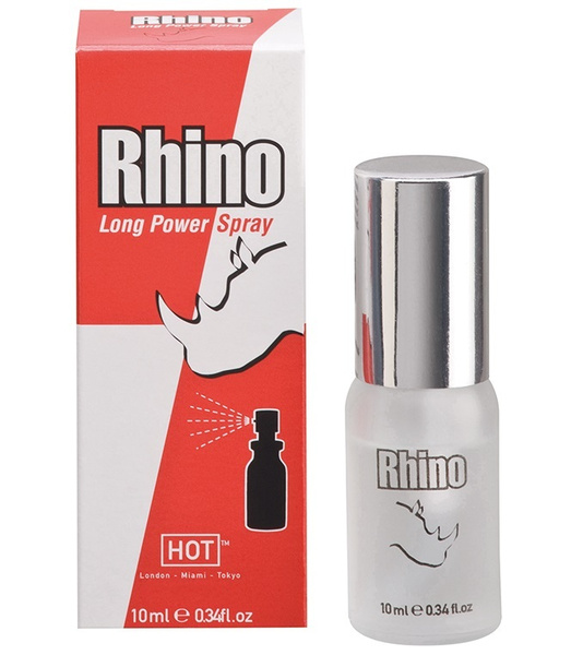 HOT and SHIATSU Rhino спрей пролонгатор для мужчин 10мл - купить с ...