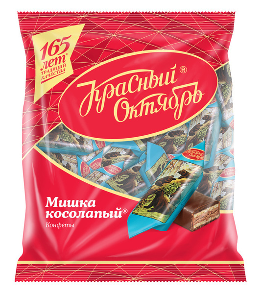 Конфеты "Мишка косолапый" Красный Октябрь 200 гр - купить с доставкой ...