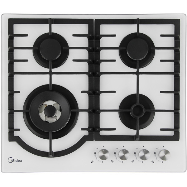 Встраиваемая газовая панель независимая Midea MG696TGW купить по низкой ...