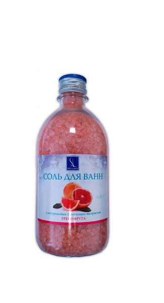 Spa by Lara, Соль для ванны грейпфрут 600г - купить с доставкой по ...