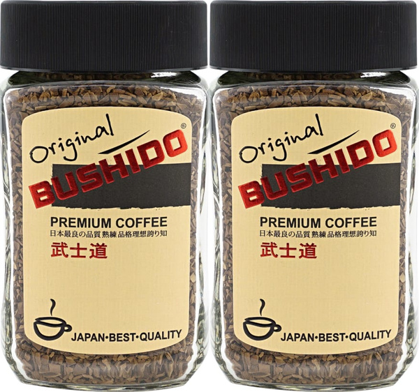 Кофе Bushido Original растворимый, 100 г, комплект: 2 упаковки - купить ...