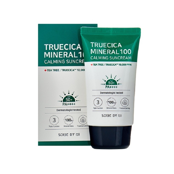 SOME BY MI Солнцезащитный крем для лица успокаивающий TRUECICA MINERAL ...