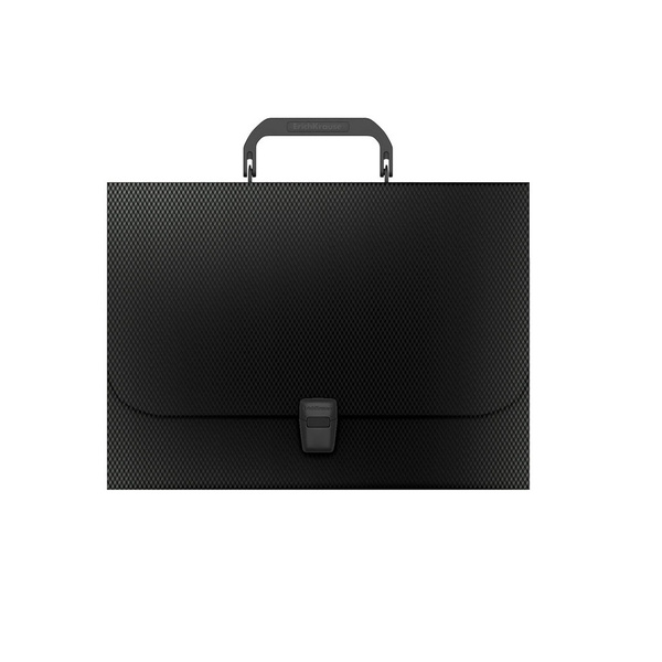 Портфель пластиковый ErichKrause Diamond Original, A4, черный - купить ...