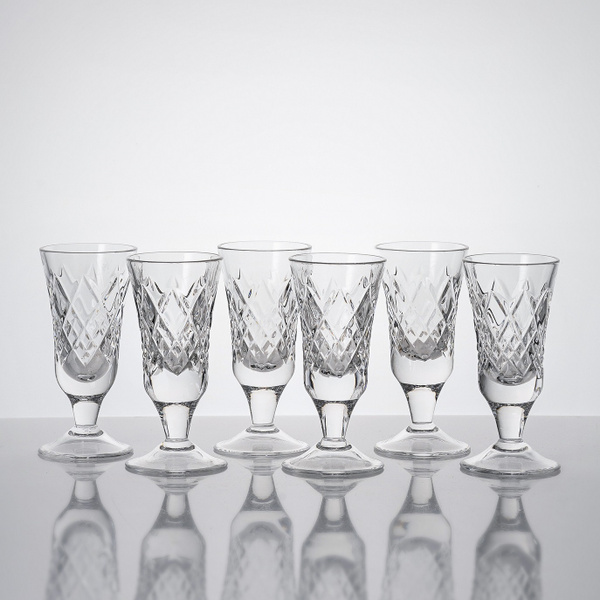 Набор рюмок универсальный Неман Стеклозавод, 25 мл, Хрусталь, 6 шт ...