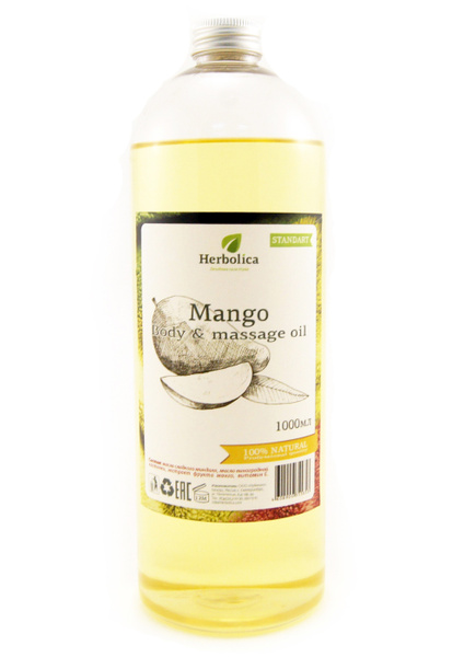 Herbolica Масло для тела и массажа "Манго", 1л - купить с доставкой по ...