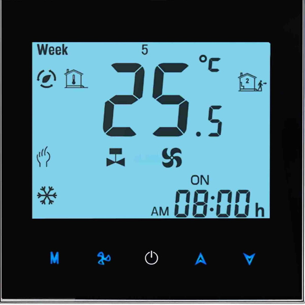 Умный Wi-Fi пульт управления фанкойлом (конвектором) Я смарт Ya-T003B ...