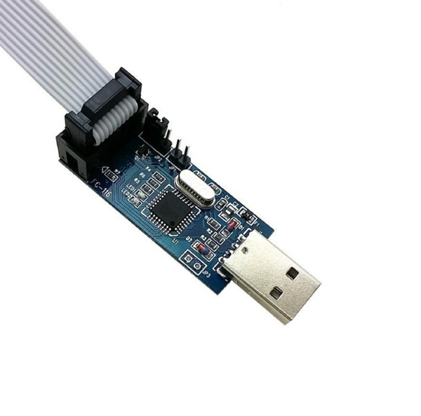 Программатор USBASP ISP для ATMEGA, ATTINY + 10 pin кабель - купить с ...