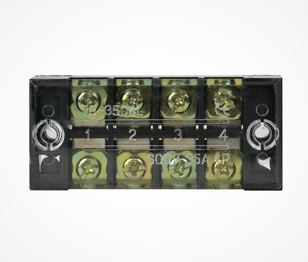 Колодка клеммная (блок контактов) РЭК ТВ 3504, 35А 600В. - купить с ...