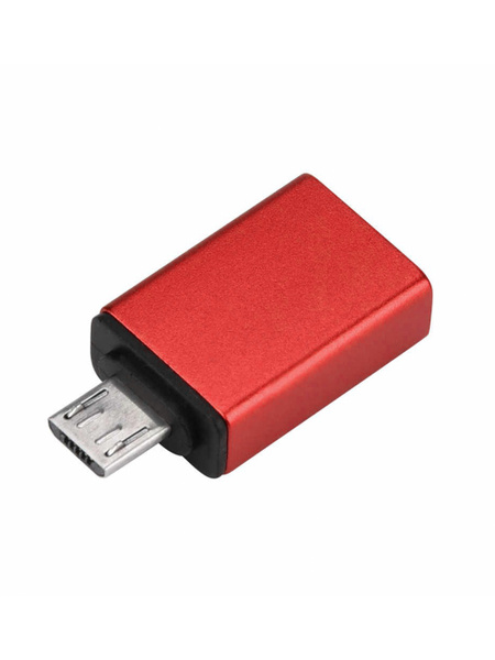 Адаптер OTG, переходник MicroUSB - USB 3.0 (выход Микро-ЮСБ - вход ЮСБ ...