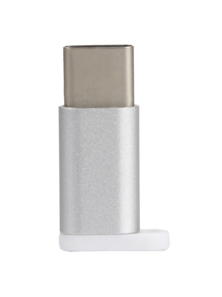 Переходник MicroUSB на USB Type-C (вход Микро ЮСБ, выход Тайп СИ ...
