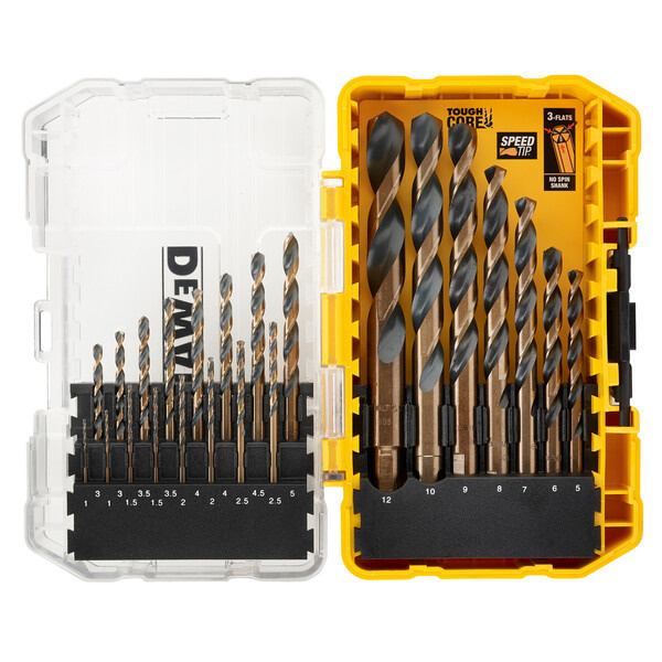 Набор сверл DEWALT, по металлу, 23 шт., DT70729 - купить по выгодной ...