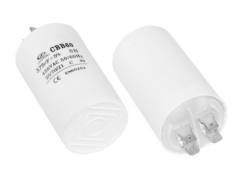 Конденсатор 60мкф 450VAC 5% 50Х100mm CBB60-A 4 КЛЕММЫ - купить с ...