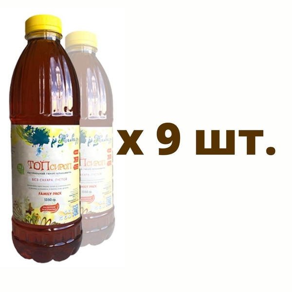 сироп ТОПИНАМБУРА ГУСТОЙ 74% 1350гр*9шт ТопСироп FAMILY Pack - купить с ...