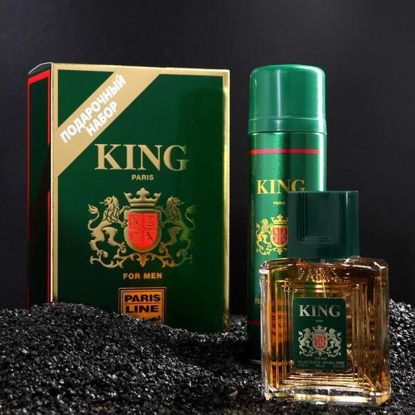 Подарочный набор для мужчин: Туалетная вода King+пена для бритья ...