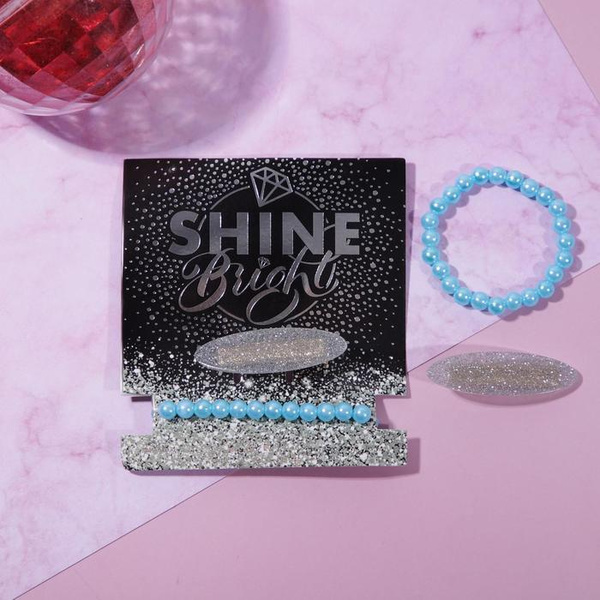Резинка и заколка для волос Shine bright - купить с доставкой по ...