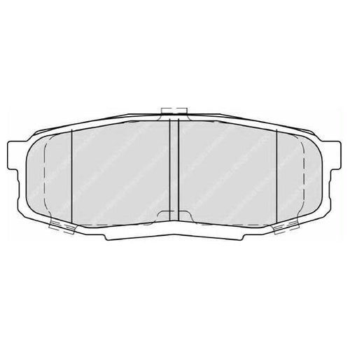 Колодки тормозные (Сзади) Toyota Land Cruiser (J200) 07-21 / Lexus LX 07-23