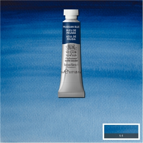 Акварель художественная, Winsor&Newton, 5 мл. Синий Прусский, - купить ...