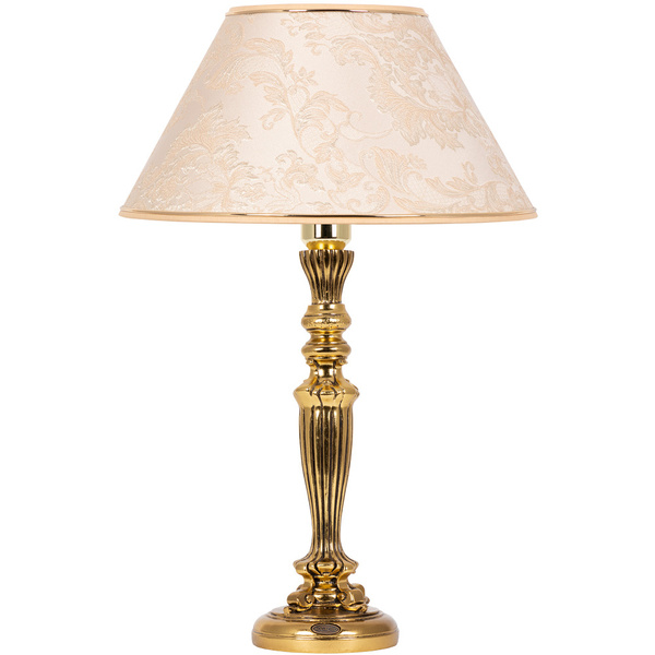 Настольный светильник Bogacho Богемия на высокой ножке с абажуром для ...