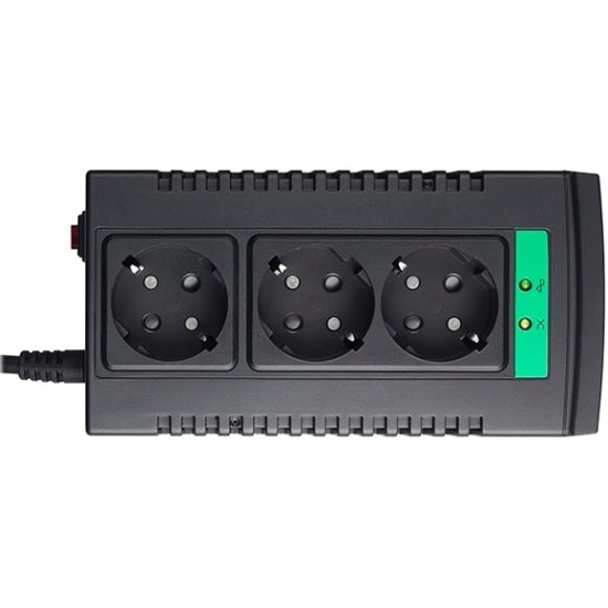 Стабилизатор напряжения APC Line-R LS1500-RS, 1500 ВА (750 Вт), 3 x ...