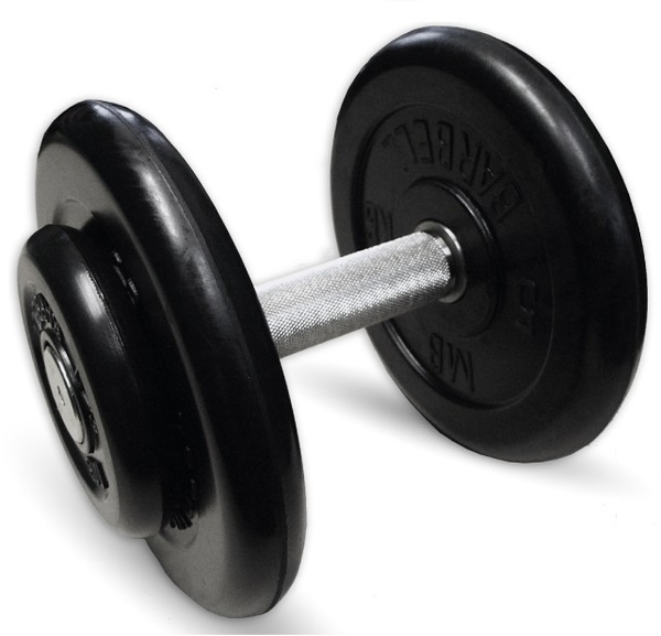 Гантели Barbell Профи, 1 шт. по 13.5 кг, черный - купить по выгодным ...