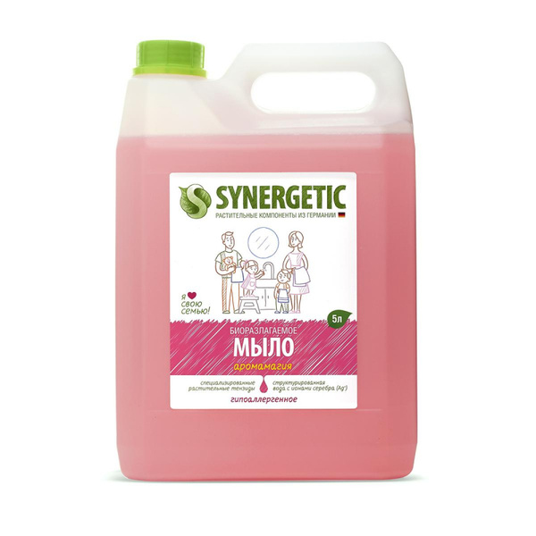 Synergetic Жидкое мыло 5000 мл - купить с доставкой по выгодным ценам в ...