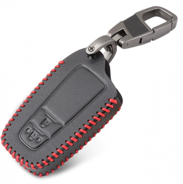 Кожаный чехол с карабином Toyota Camry 2017 2018 CHR Prius Corolla RAV4 ...