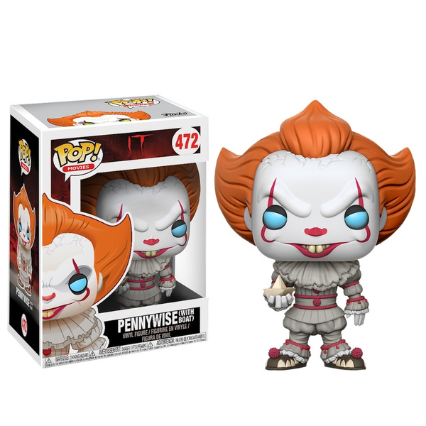 Коллекционная фигурка Пеннивайз Клоун с корабликом Pennywise Clown with ...