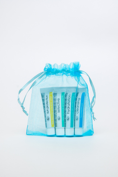 Гельтек Набор миниатюр косметики для путешествий: солнцезащитный крем ...