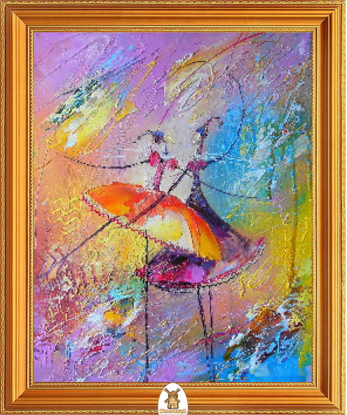 Алмазная мозаика 40*50 см. Полная выкладка. Картина из страз. Алмазная ...