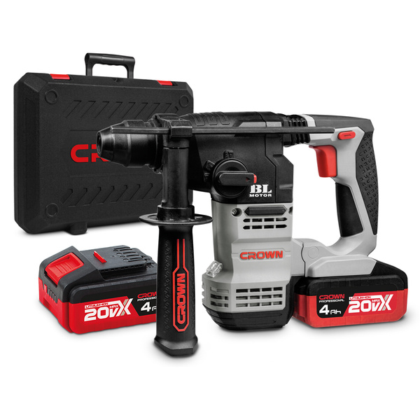 CROWN Перфоратор, 2 акк. купить на OZON по низкой цене (1389181101)