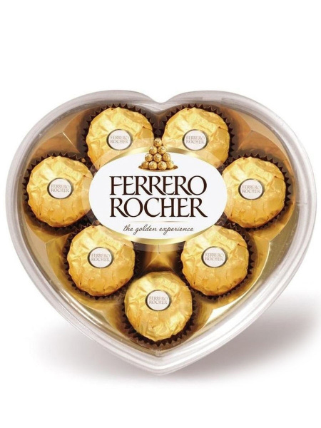 Ferrero Rocher Конфеты Сердце, 100г - купить с доставкой по выгодным ...