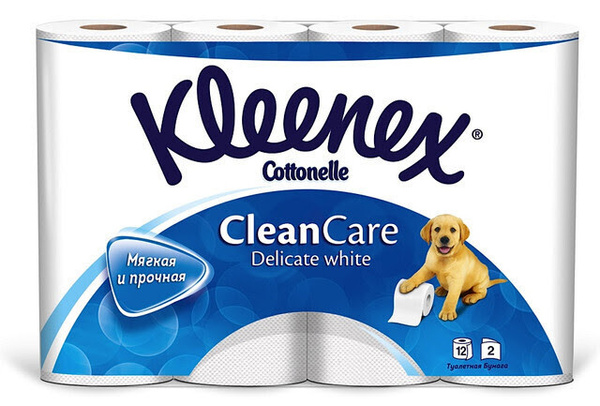 Kleenex Туалетная бумага 12 шт - купить с доставкой по выгодным ценам в ...