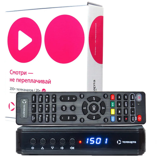 Ресивер Телекарта EVO 09 Спутниковый приемник HD (conax) без карты ...
