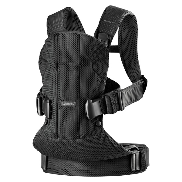 BabyBjorn Эрго-рюкзак для переноски ребенка One Mesh, цвет: черный ...