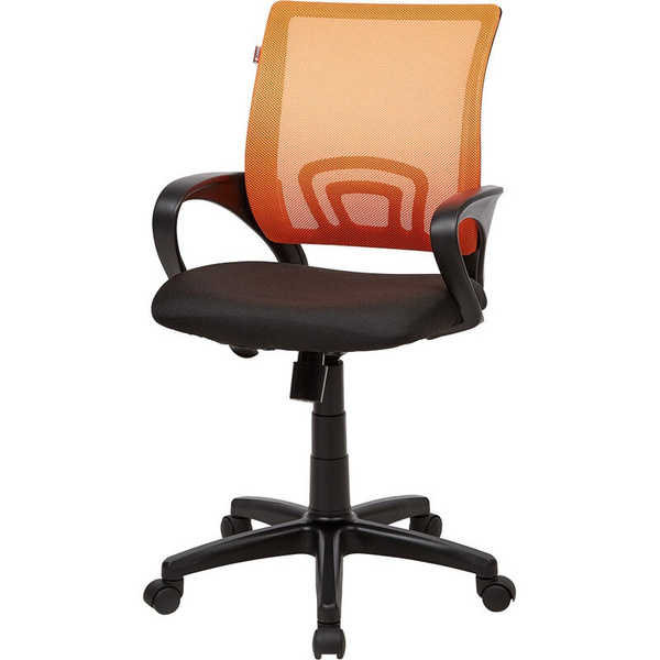Офисное кресло Easy Chair VT_EChair-304 TC Net ткань черн/сетка оранж ...