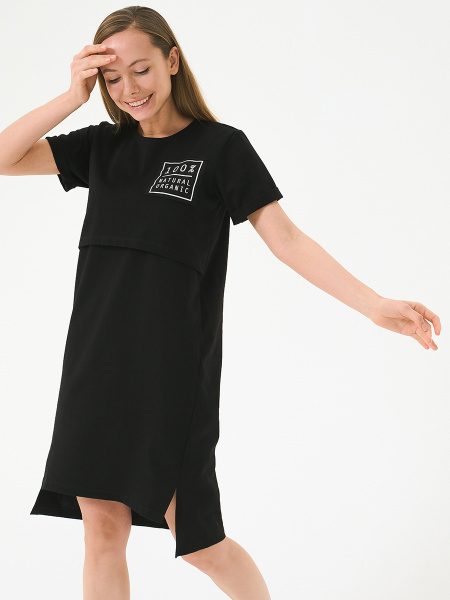 Платье-футболка для беременных и кормящих Proud Mom, Женский, На любой ...